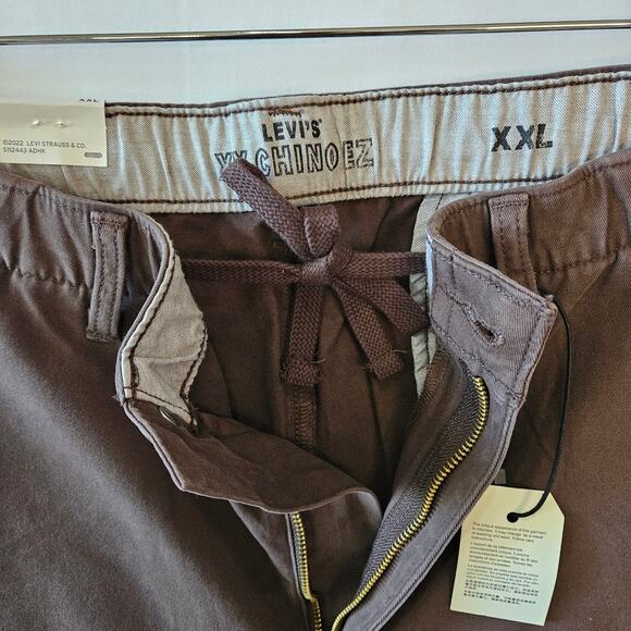 Levi's Men's XX Chino EZ Taper Brown Drawstring Pants Size XXL - Picture 5 of 10